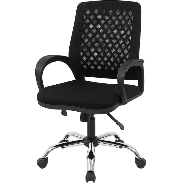 Feyza Fileli Çalışma Koltuğu Krom Ayak