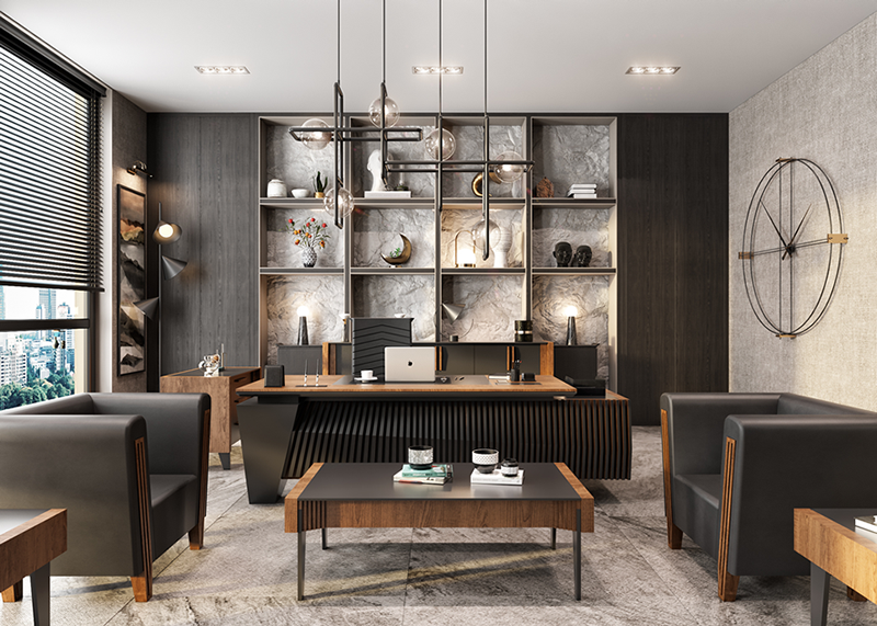 Megan Solo Megan Üst Düzey Yönetici Masa Takımı - Görsel 1