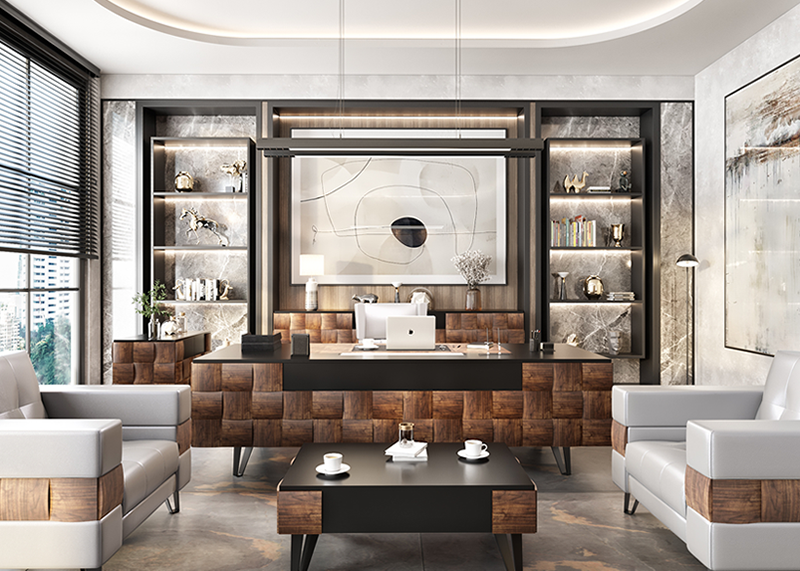 Nevada Solo Nevada Üst Düzey Yönetici Masa Takımı - Görsel 1